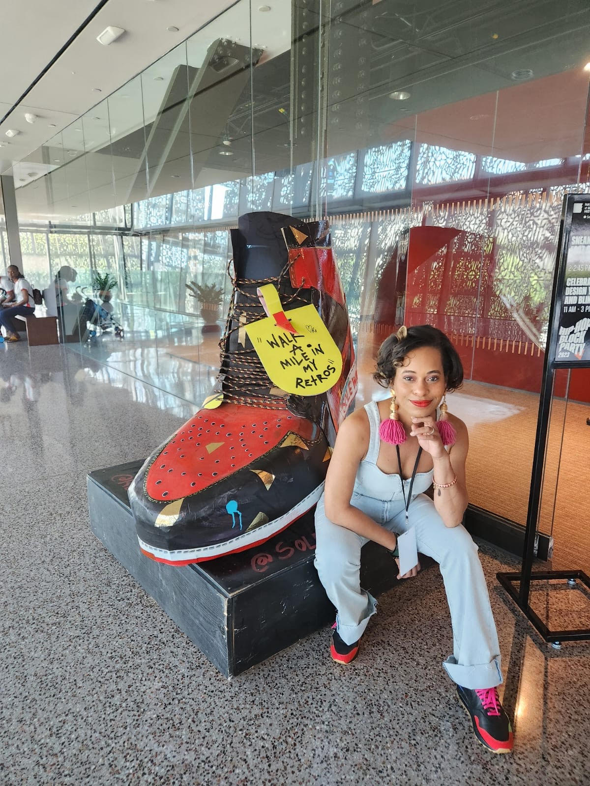 Big Sneaker Art Installation