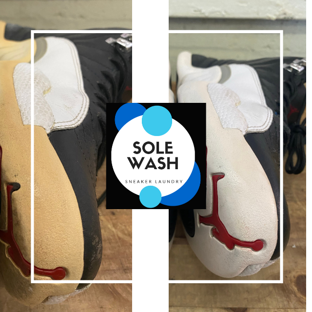 Jordan Midsole Bring your yellowed mid-soles back to life with this amazing product! Completely reverses oxidation that usually occurs on icy/rubber soles. Safe for all soles including Glow in the Dark and will not hinder glow properties.