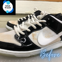 “Sneakers will be Bathed”  Premium Upper, Mid-sole, & Under-Sole   Lace Cleaning  Water and Stain Repellent  Deodorizing